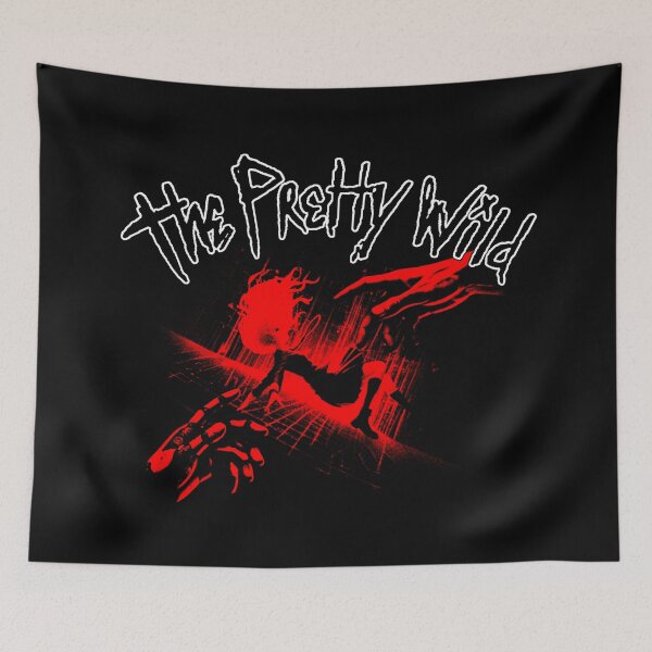 Item preview, Pop Red Silhouette And White Typography designed and sold by GloomRooms.