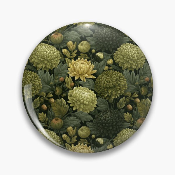 Item preview, Artistic Chrysanthemum Texture  - Botanical Garden Pattern - Valentines Gifts designed and sold by RoyalStarsPatts.
