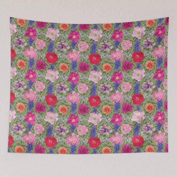 Item preview, Spring Flowers & Cedar on Brown designed and sold by Digitalmyth's Designs.