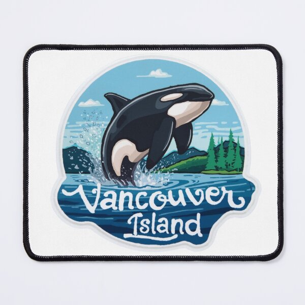 Aperçu de l'œuvre Île de Vancouver — Orca créée et vendue par PamLeeDesign.