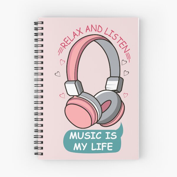 Item preview, Relax and Listen - Aesthetic Headset Music Quote designed and sold by ZORRO SL .