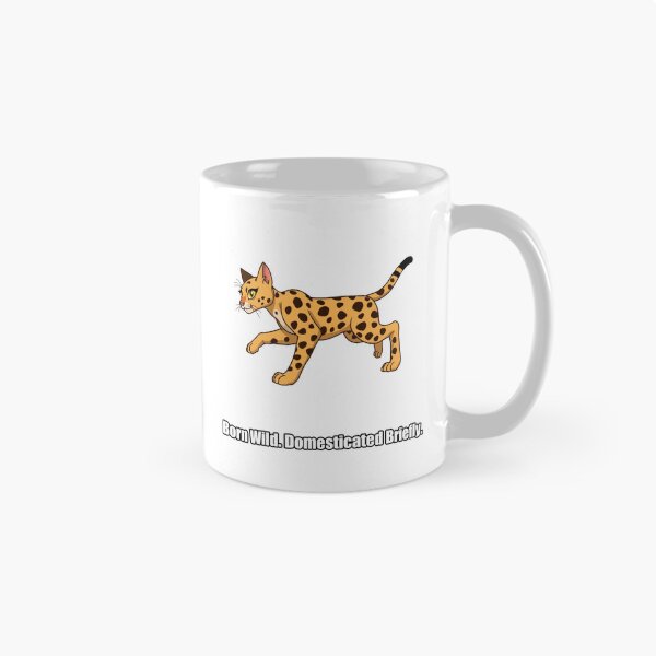 Item preview, Bengal Cat - Born Wild Domesticated Briefly - Funny Bengal Gift designed and sold by pawdrops.