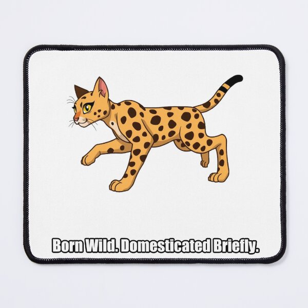 Item preview, Bengal Cat - Born Wild Domesticated Briefly - Funny Bengal Gift designed and sold by pawdrops.