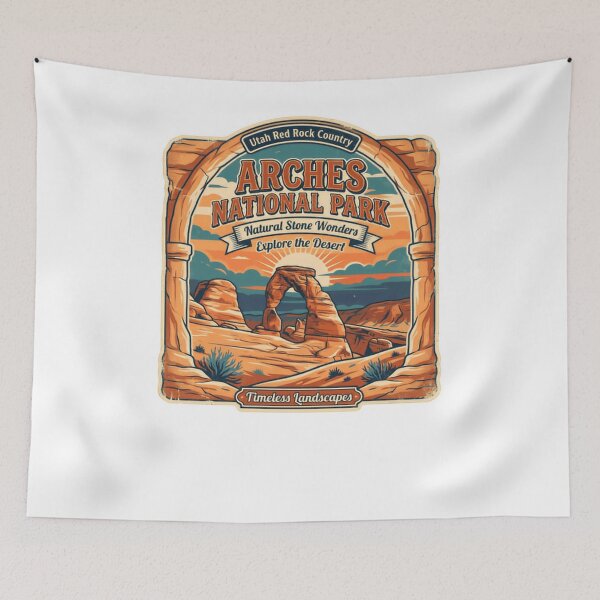 Item preview, Utah Red Rock Country Arches National Park Natural Stone Wonders Explore The Desert Timeless Landscapes Travel Hiking Outdoors designed and sold by Simsimah26Parks.