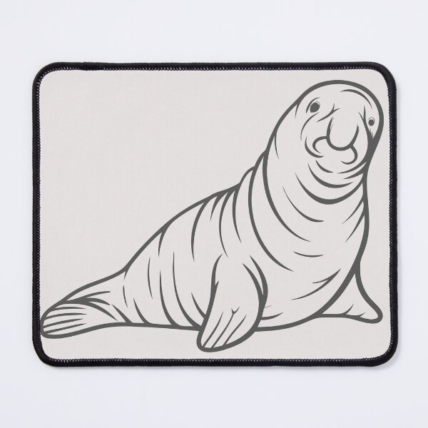 Item preview, Plain ol' Neil the Elephant seal designed and sold by usualshambles.