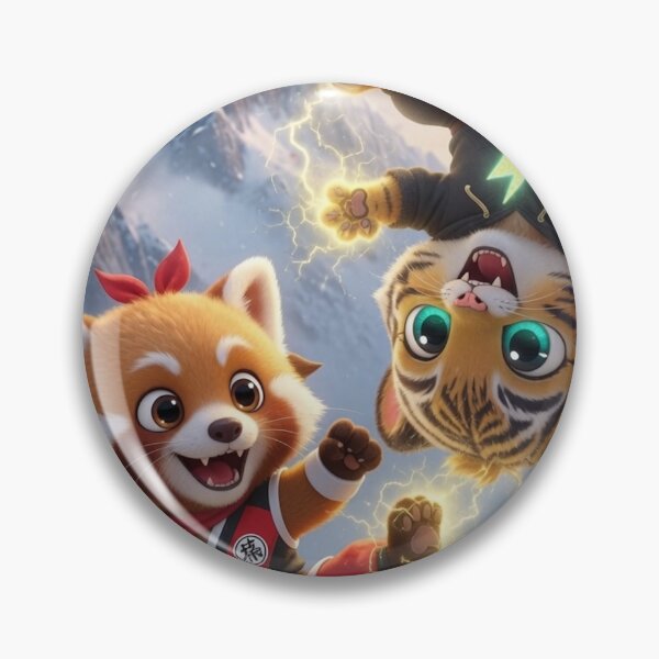 Item preview, Funny Red Panda Tiger Kung Fu Revenge Kids Gift Cute Animal Martial Arts NeoTigLuna designed and sold by NeoTigLuna.