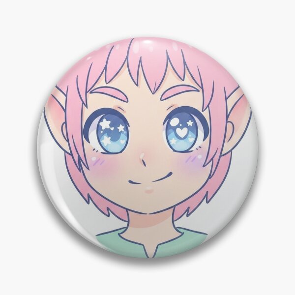 Item preview, Cute Chibi Elf Digital Anime Illustration designed and sold by KaleChub.