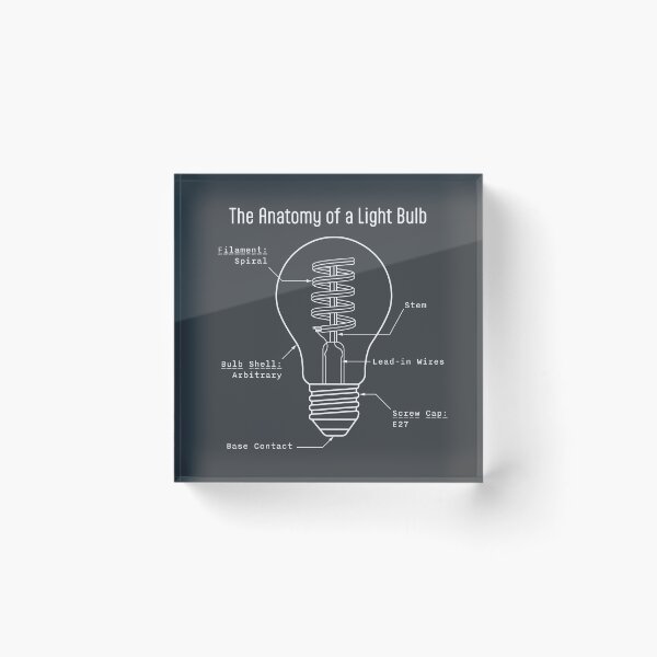 Item preview, Monochrome Edison Spiral Bulb Anatomy Art designed and sold by drTerrens.