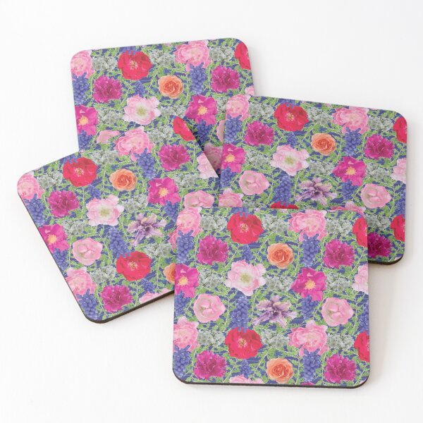 Item preview, Spring Flowers & Cedar on Purple designed and sold by Digitalmyth's Designs.