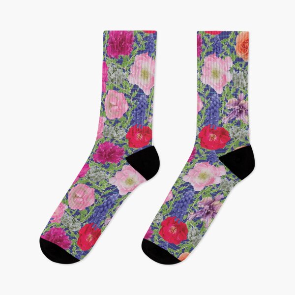 Item preview, Spring Flowers & Cedar on Purple designed and sold by Digitalmyth's Designs.