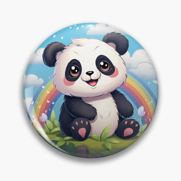 Item preview, Funny Giant Panda Colorful Rainbow Cute Boys Girls Kids designed and sold by rafaeltto.
