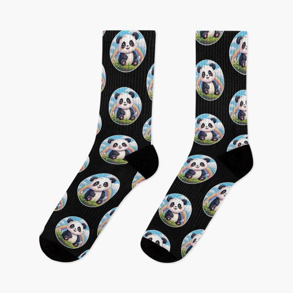 Item preview, Funny Giant Panda Colorful Rainbow Cute Boys Girls Kids designed and sold by rafaeltto.