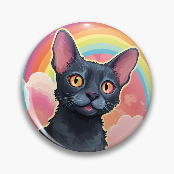 Item preview, Funny Lykoi Cat Colorful Rainbow Cute Mom Dad Kids designed and sold by rafaeltto.