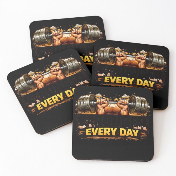 Item preview, Stronger Every Day – Funny GYM Shirt, Unique Graphic Tee, Gift Idea designed and sold by Hanno0.