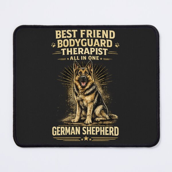 Item preview, German Shepherd Best Friend Bodyguard Therapist All In One designed and sold by BYMK.