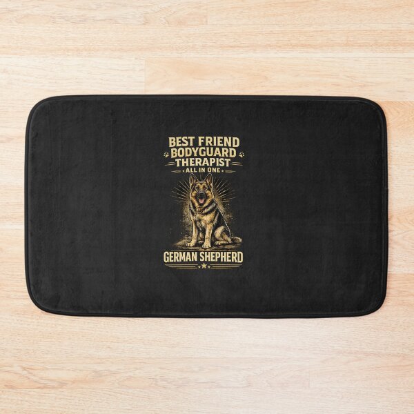 Item preview, German Shepherd Best Friend Bodyguard Therapist All In One designed and sold by BYMK.
