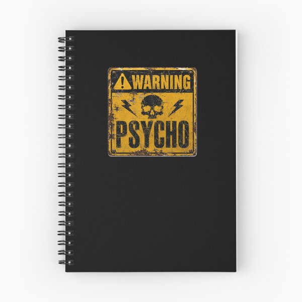 Item preview, SIGNS - Warning Psycho designed and sold by MetusArt.
