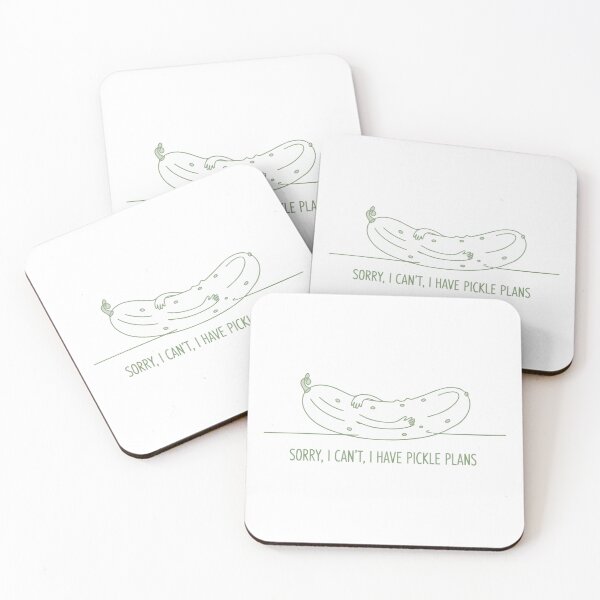 Item preview, funny inappropriate pickles Sorry, I Can't, I Have Pickle Plans designed and sold by Uglyandcute.