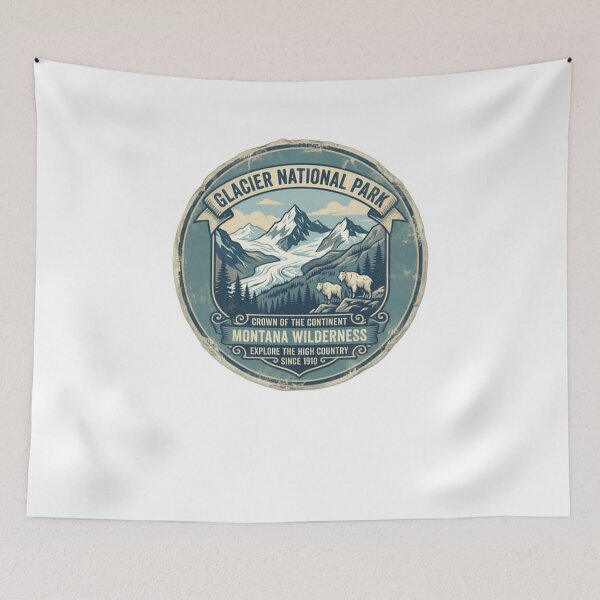 Item preview, Glacier National Park Crown Of The Continent Montana Wilderness Explore The High Country Since 1910 National Park Adventure Travel designed and sold by Simsimah26Parks.