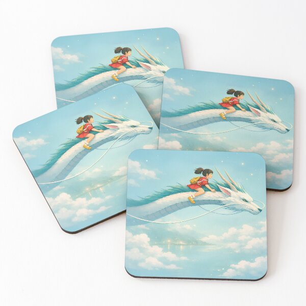 Item preview, Cute kawaii girl [[kiki's]] -%[ghiblis]%- flying aways dragon to sky  designed and sold by arcaneaeri.
