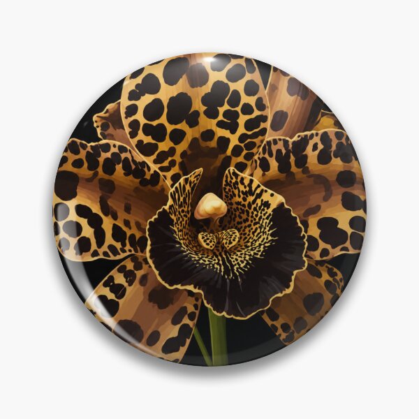 Item preview, Leopard Orchid Botanical Illustration designed and sold by minbadesign.