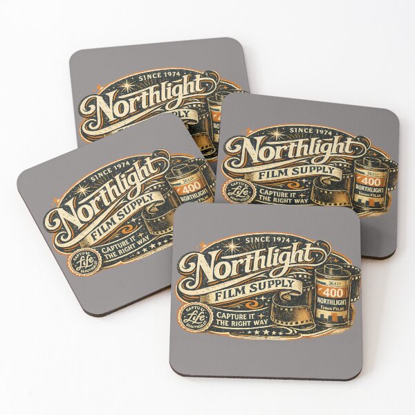 Item preview, Northlight Film Supply Vintage Photography Logo designed and sold by Golden Era Studio.