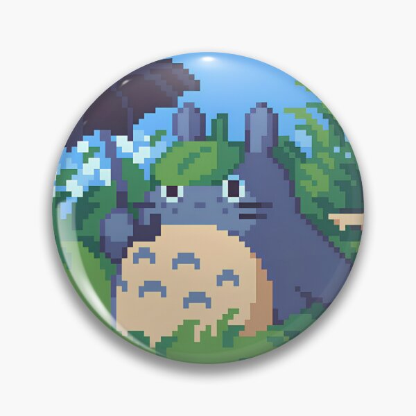 Item preview, Cute kawaii picxel art [[totoros]] -%[ghiblis]%- aways game designed and sold by arcaneaeri.