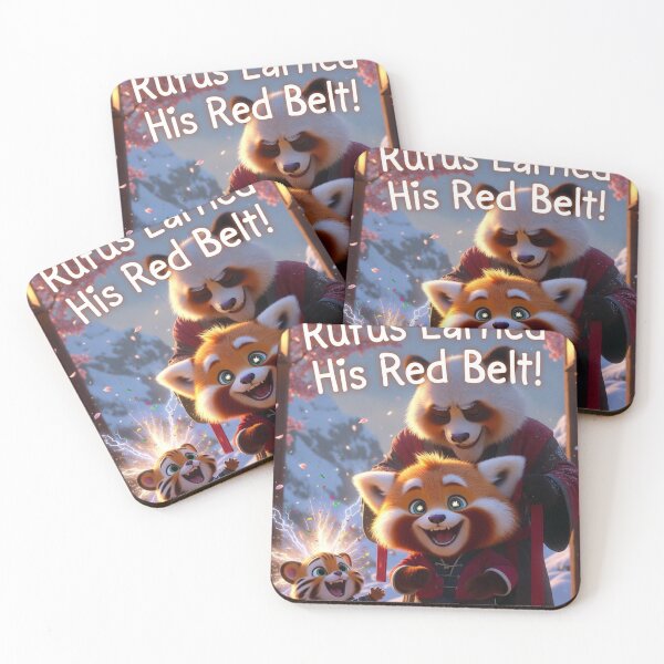 Item preview, Cute Red Panda Kung Fu Belt Kids Gift Martial Arts Graduation Art NeoTigLuna designed and sold by NeoTigLuna.