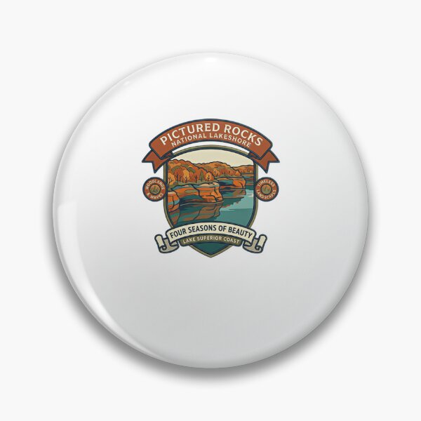 Item preview, Pictured Rocks National Lakeshore Woodlands & Waves Timeless Landscapes Four Seasons Of Beauty Lake Superior Coast Michigan Travel Souvenir Outdoors Explorer designed and sold by Simsimah26Parks.