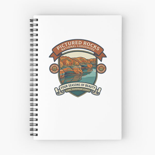 Item preview, Pictured Rocks National Lakeshore Woodlands & Waves Timeless Landscapes Four Seasons Of Beauty Lake Superior Coast Michigan Travel Souvenir Outdoors Explorer designed and sold by Simsimah26Parks.