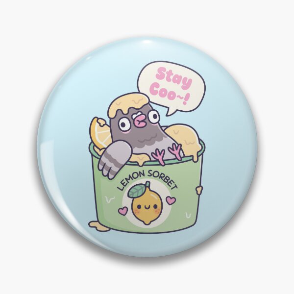 Item preview, Funny Pigeon Chilling In Lemon Sorbet Ice Cream designed and sold by rustydoodle.