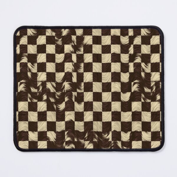 Item preview, Distorted Espresso Checkered Pattern designed and sold by Piotrek0001.