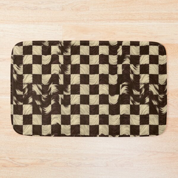 Item preview, Distorted Espresso Checkered Pattern designed and sold by Piotrek0001.