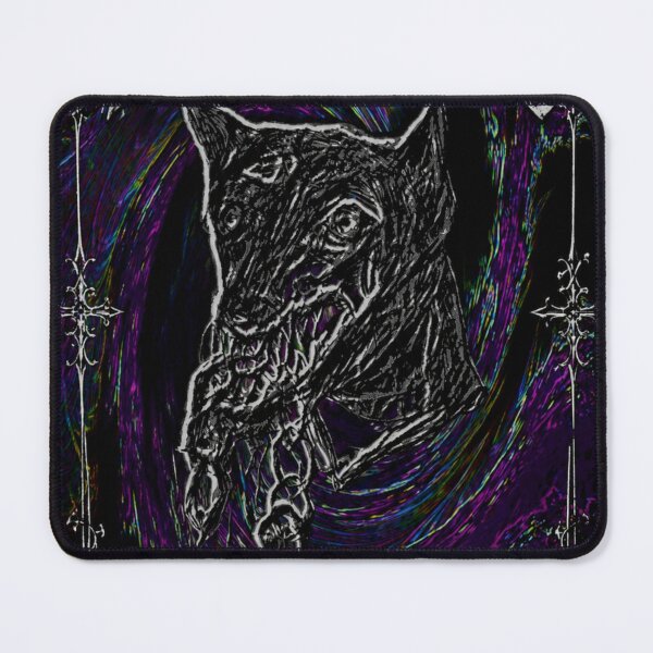 Item preview, Libera Me Domine – Cyber Sigilism Goth Hound designed and sold by lusiaMaraArt.