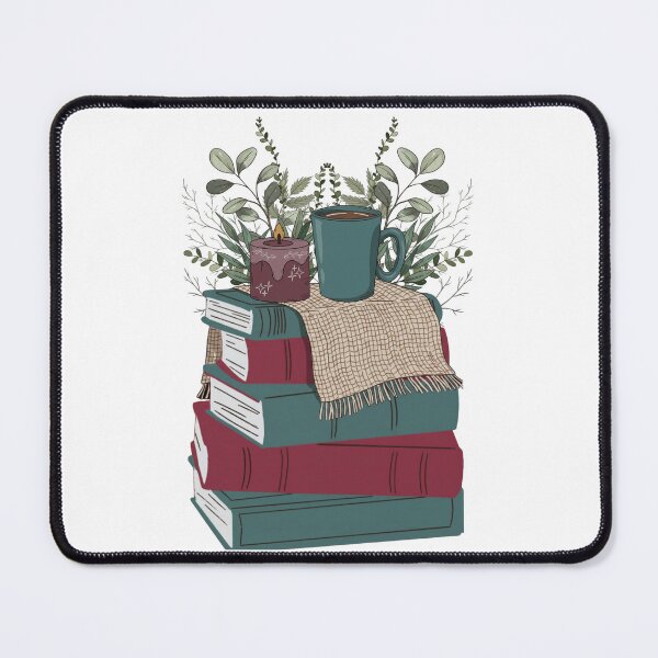 Item preview, Books with blanket, coffee, and candle designed and sold by Kingky14.