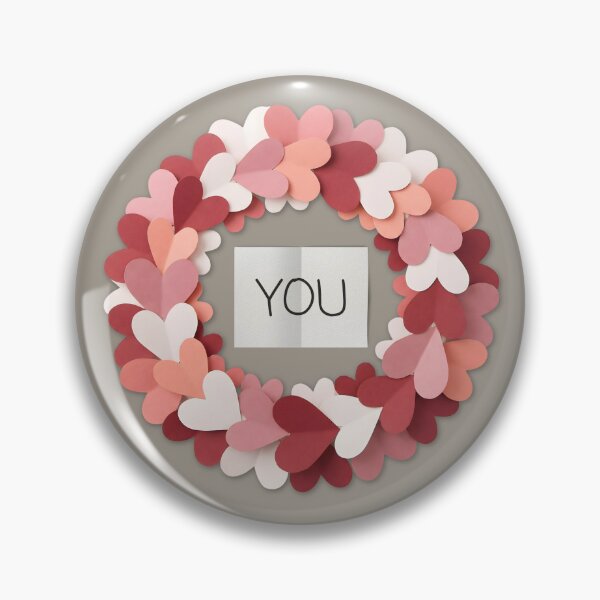 Item preview, Cute Minimalist Paper Hearts Wreath Valentine's Day  designed and sold by GlueGunEnergy.