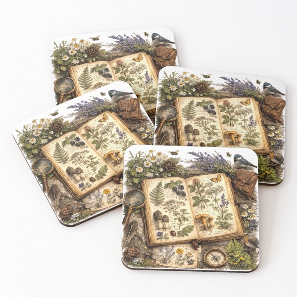 Item preview, Wall Art - Postcard - T-shirt: Botanical Explorer’s Journal – Nature Study Art designed and sold by ForeverPrintsOK.