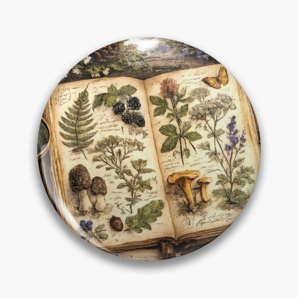 Item preview, Wall Art - Postcard - T-shirt: Botanical Explorer’s Journal – Nature Study Art designed and sold by ForeverPrintsOK.