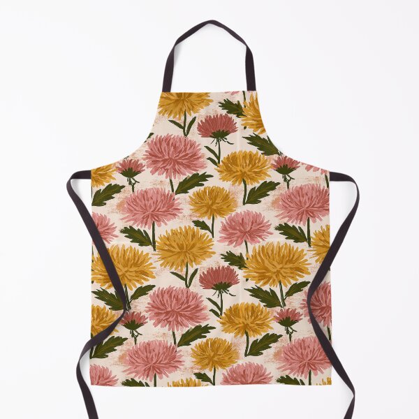 Item preview, Petaled Chrysanthemum Floral - Botanical Garden Pattern - Anniversary Gift Ideas designed and sold by RoyalStarsPatts.