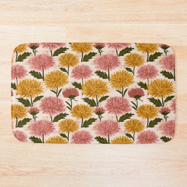 Item preview, Petaled Chrysanthemum Floral  - Botanical Garden Pattern - Anniversary Gift Ideas designed and sold by RoyalStarsPatts.