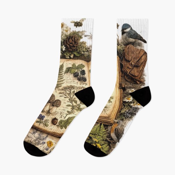 Item preview, Wall Art - Postcard - T-shirt: Botanical Explorer’s Journal – Nature Study Art designed and sold by ForeverPrintsOK.