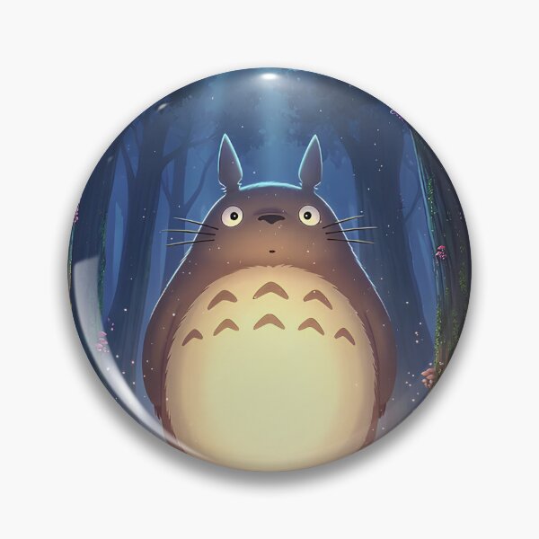 Item preview, Cute kawaii shine moon [[totoros]] go -%[ghiblis]%- aways  designed and sold by arcaneaeri.