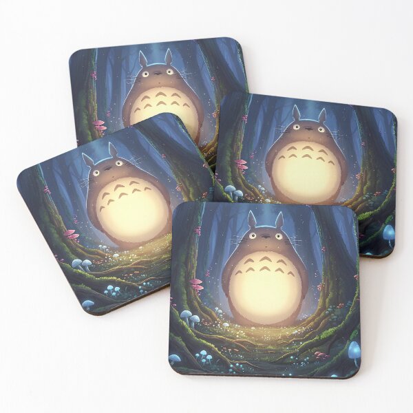 Item preview, Cute kawaii shine moon [[totoros]] go -%[ghiblis]%- aways  designed and sold by arcaneaeri.