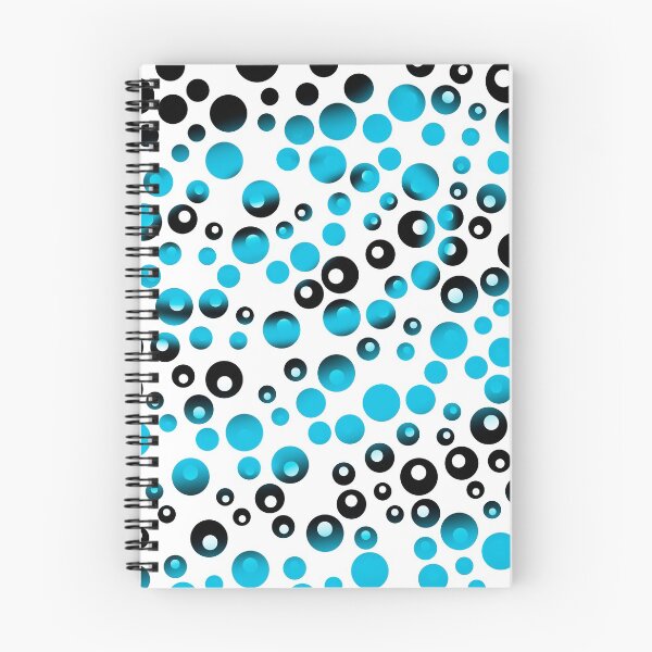 Item preview, abstract blue and black circle designed and sold by CREATINERY.