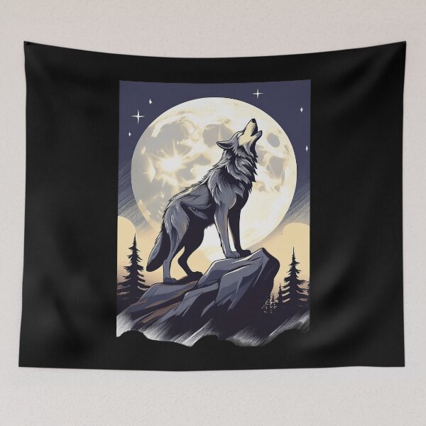 Item preview, Mystic Wolf Dreams designed and sold by RockitBaby.
