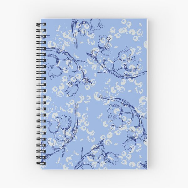 Item preview, Vintage Bluebell Floral Pattern designed and sold by minbadesign.