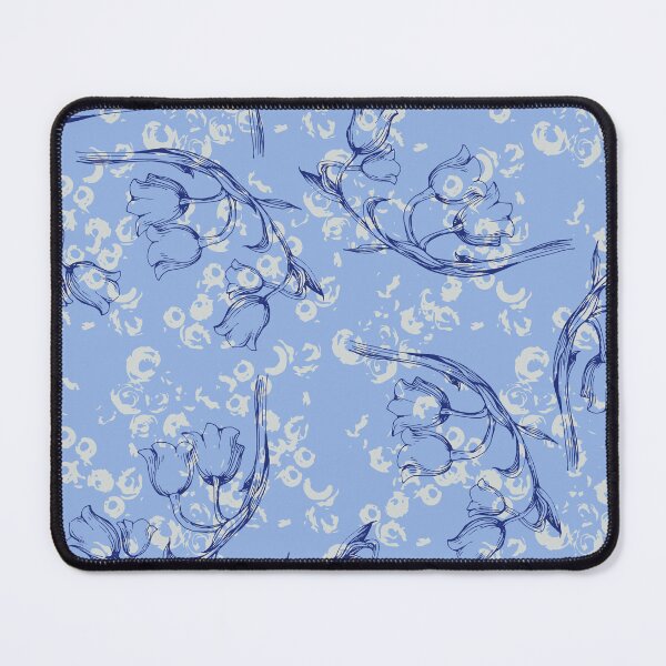 Artikelvorschau, Vintage Bluebell Floral Pattern entworfen und verkauft von minbadesign.