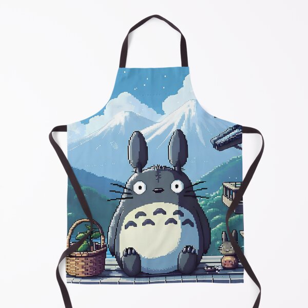 Item preview, Cute kawaii picxel art [[totoros]]-%[ghiblis]%- aways mount fuji designed and sold by arcaneaeri.