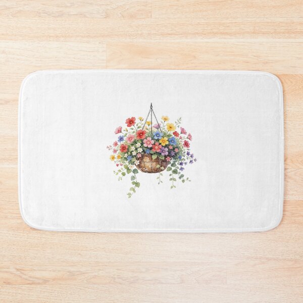 Item preview, Hanging Flower Basket Botanical Cottagecore Decor designed and sold by AillustriaAK.