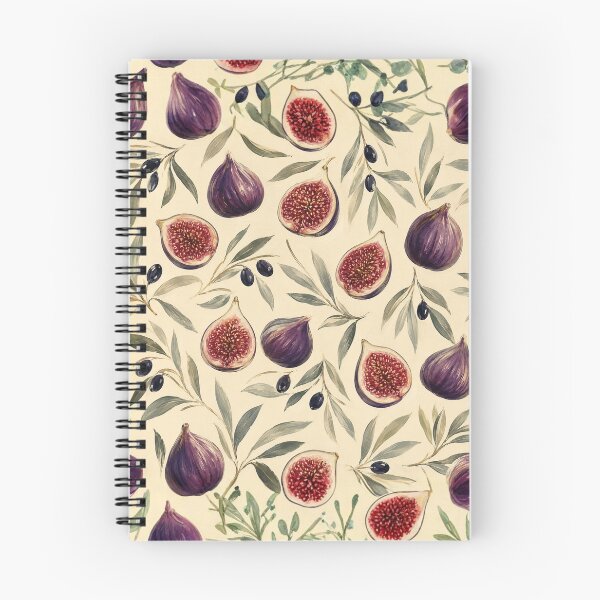 Item preview, Rustic Mediterranean Fig Pattern - Summer Oil Painting Botanical designed and sold by Digital Muse Store.